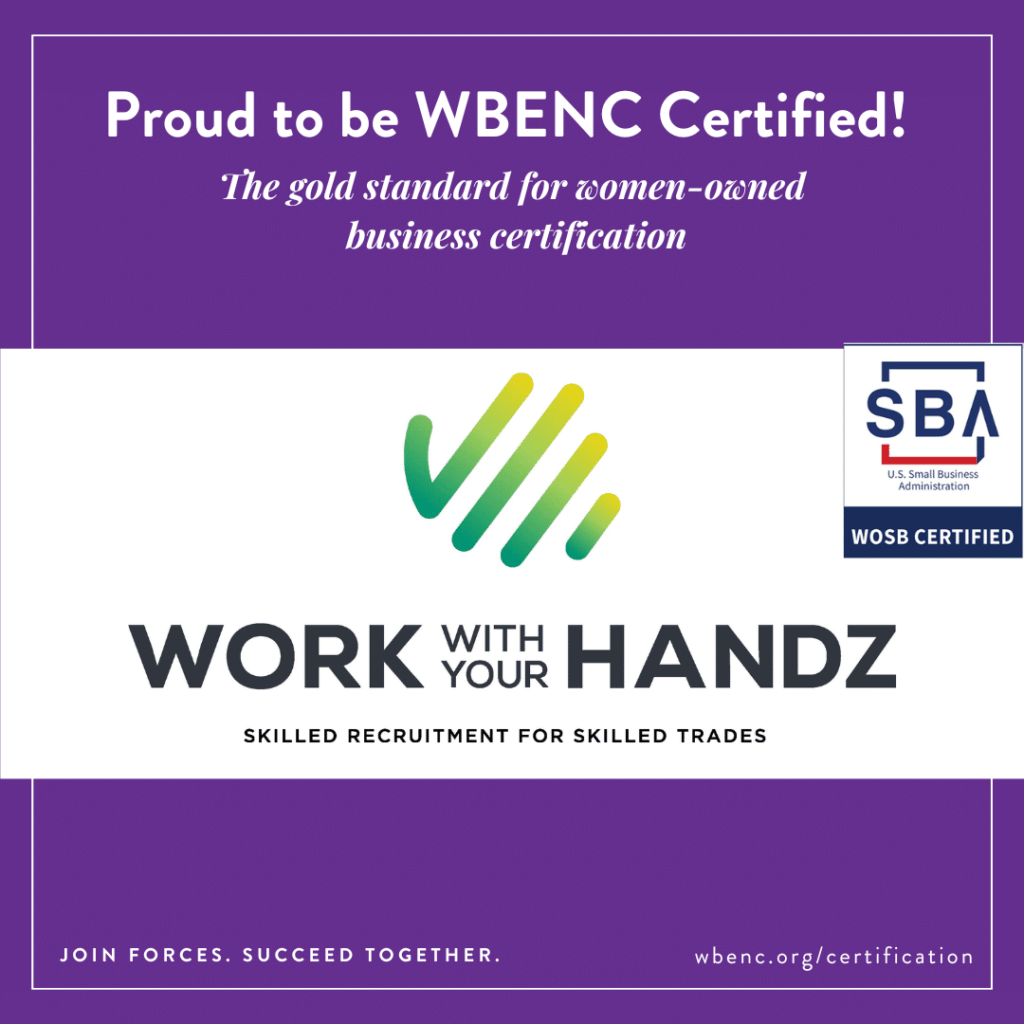 Women’s Business Enterprise National Council Certification for Work With Your Handz